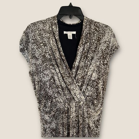 Animal print dress size Medium, short sleeves - Picture 4 of 8